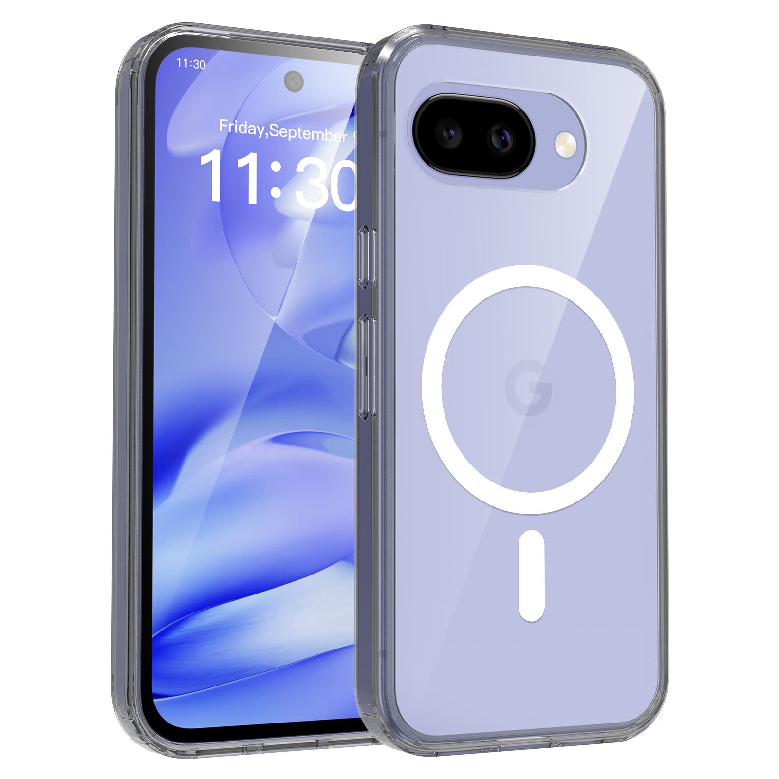 Dark Grey||ChicDex Aero MagSafe Case in Dark Grey — Front view for Google Pixel 10A