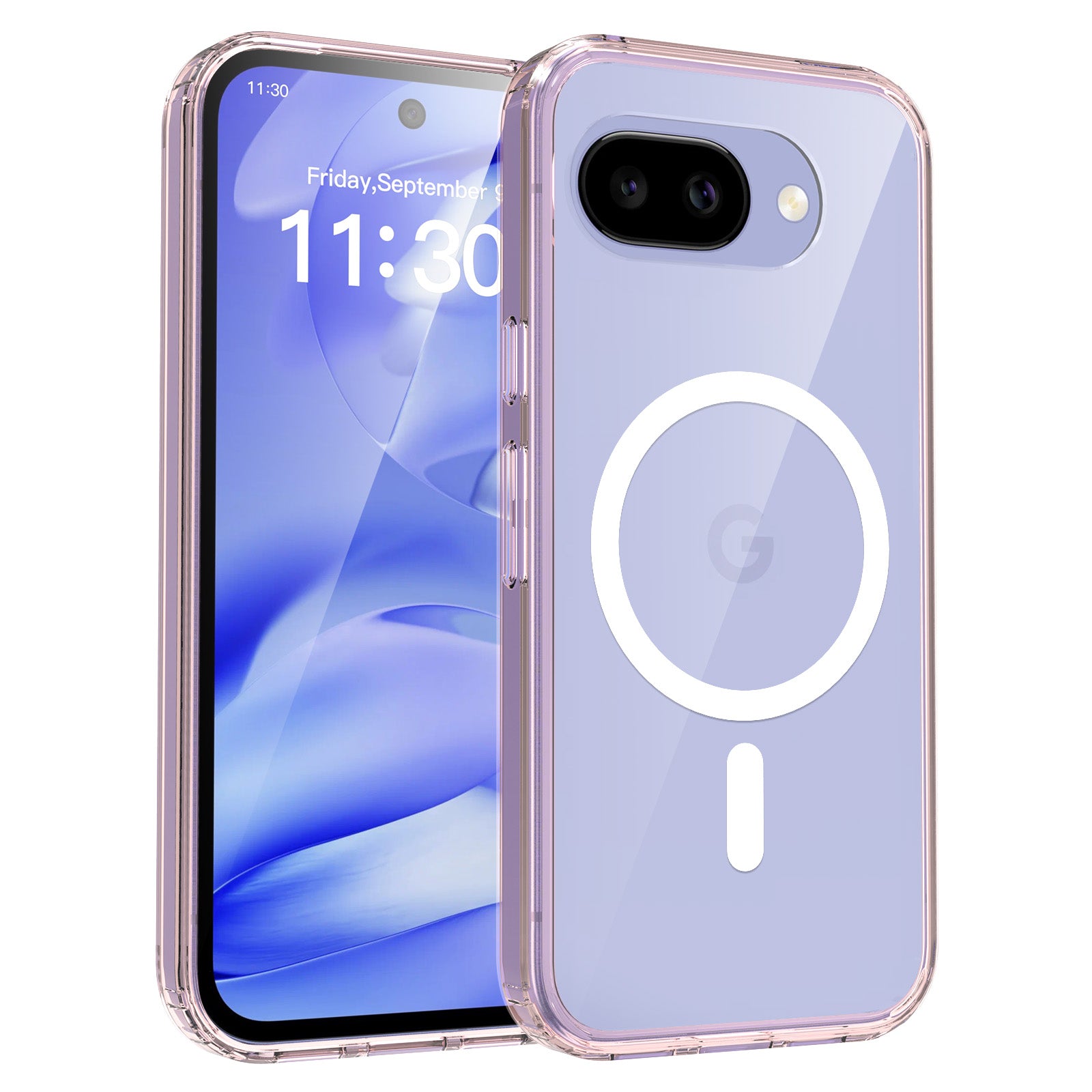 Pink||ChicDex Aero MagSafe Case in Pink — Front view for Google Pixel 10A