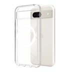 Clear||ChicDex Aero MagSafe Case in Clear — separated back view for Google Pixel 8A