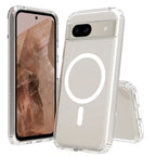Clear||ChicDex Aero MagSafe Case in Clear — back view for Google Pixel 8A