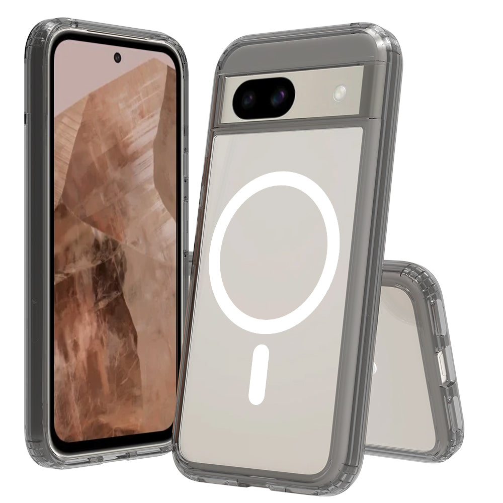 Gray||ChicDex Aero MagSafe Case in Gray — back view for Google Pixel 8A