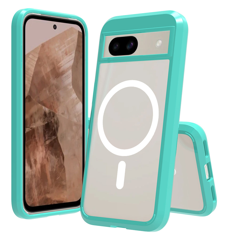 Teal||ChicDex Aero MagSafe Case in Teal — back view for Google Pixel 8A