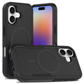 Black||ChicDex Apex MagSafe Case in Black — transparent dual-layer construction for iPhone 17