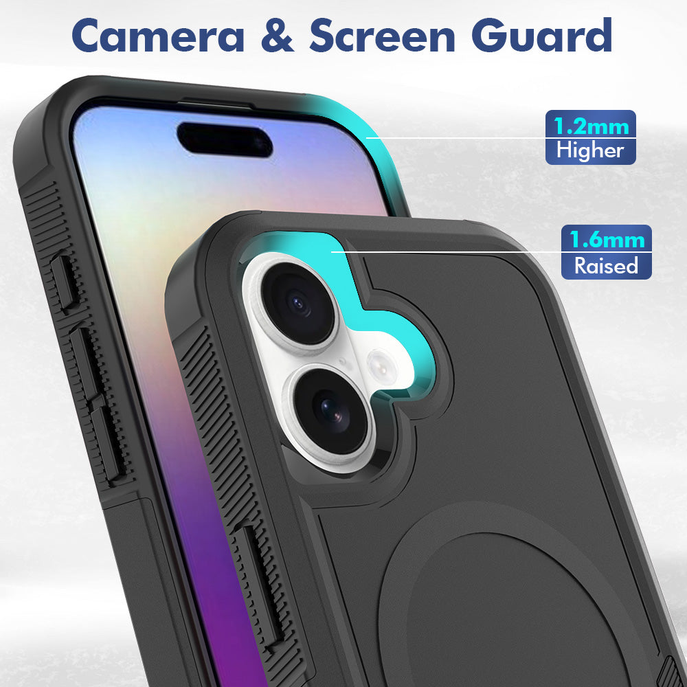 Black||ChicDex Apex MagSafe Case in Black — precision lens cutouts — individual openings for each camera lens for iPhone 17
