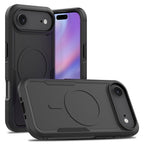 Black||ChicDex Apex Rugged MagSafe Case in Black — rugged back view for iPhone 17 Air