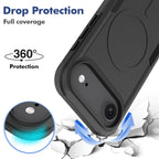 Black||ChicDex Apex Rugged MagSafe Case in Black — drop protection detail for iPhone 17 Air