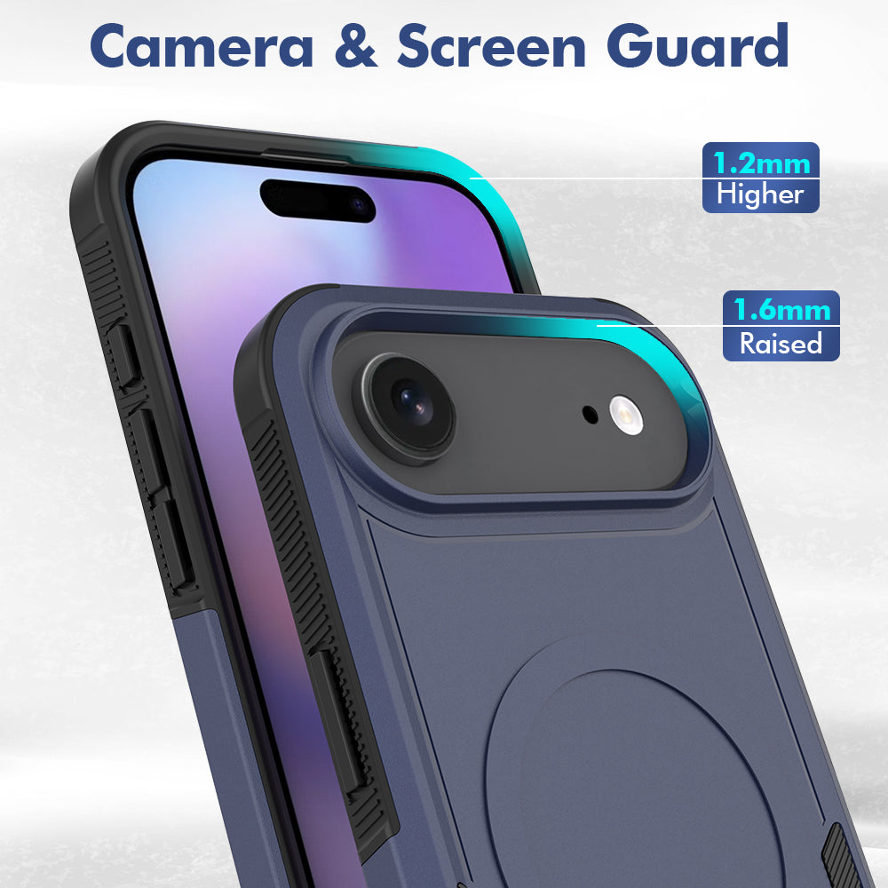 Dark Blue||ChicDex Apex Rugged MagSafe Case in Dark Blue — camera and screen guard protection for iPhone 17 Air
