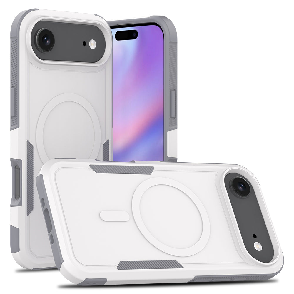 White||ChicDex Apex Rugged MagSafe Case in White — rugged back view for iPhone 17 Air