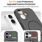 Black Gray||ChicDex Aura MagSafe Case in Black Gray — precision lens cutouts — individual openings for each camera lens for iPhone 17