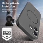 Black Gray||ChicDex Aura MagSafe Case in Black Gray — drop protection — dual-layer construction with dual-tone finish for iPhone 17
