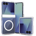 Clear||ChicDex Crystal MagSafe Case in Crystal Clear — transparent back with magnetic ring for Samsung Galaxy Z Flip 8