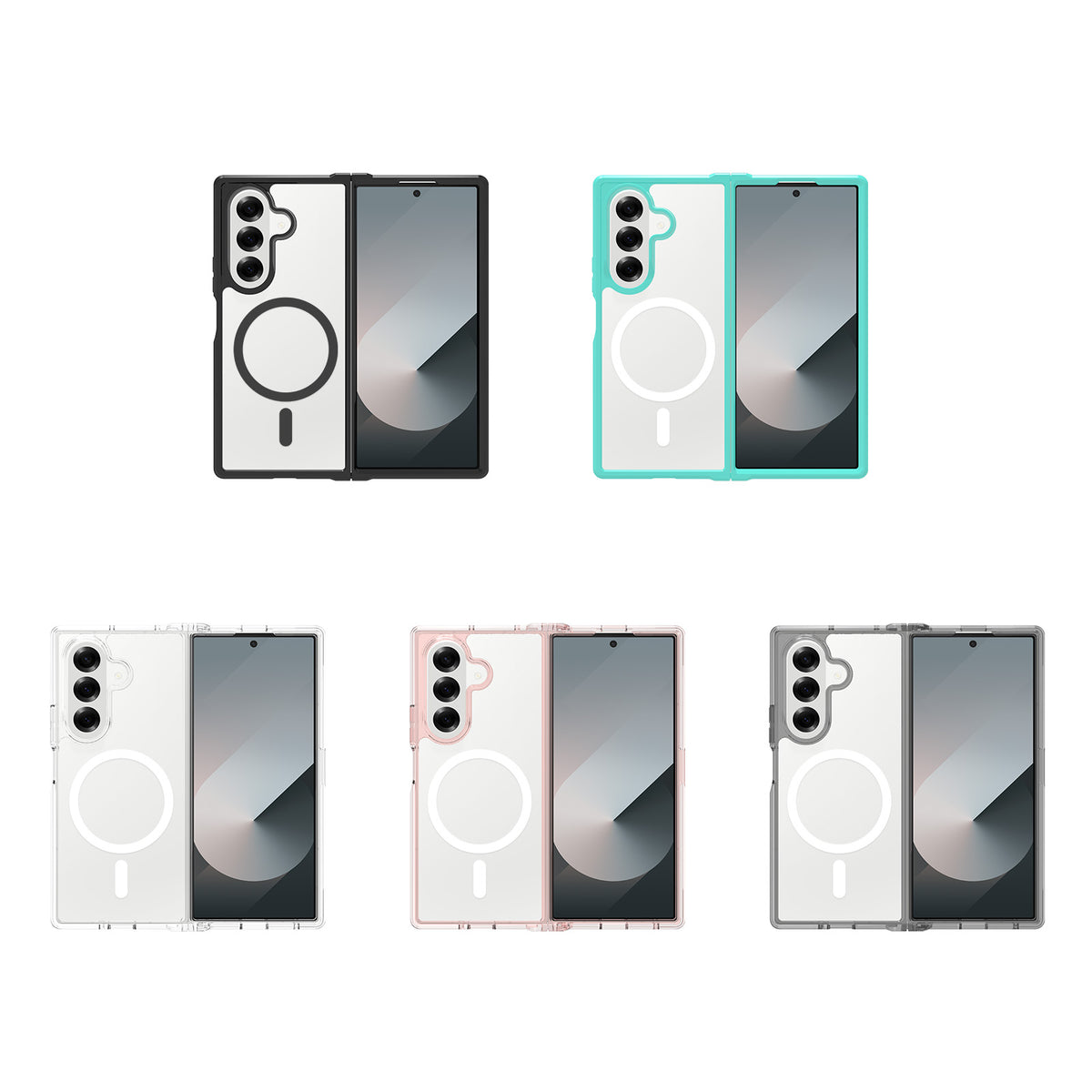 Clear Back, Colored Frame — Choose Your Expression