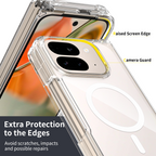 ChicDex Crystal MagSafe Case raised screen edge and camera guard — extra protection for Google Pixel 10 Pro Fold