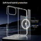 ChicDex Crystal MagSafe Case — hybrid PC+TPU layered cross-section for Google Pixel 10 Pro Fold