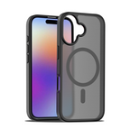 Black||ChicDex Frost MagSafe Case in Midnight Black — Midnight Black finish with skin-feel coating for iPhone 17