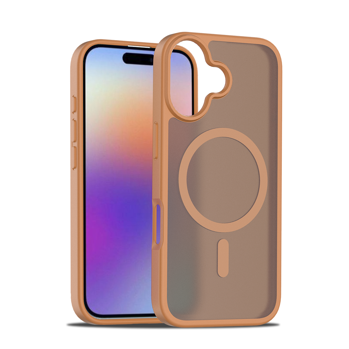 Brown||ChicDex Frost MagSafe Case in Brown — Brown finish with skin-feel coating for iPhone 17