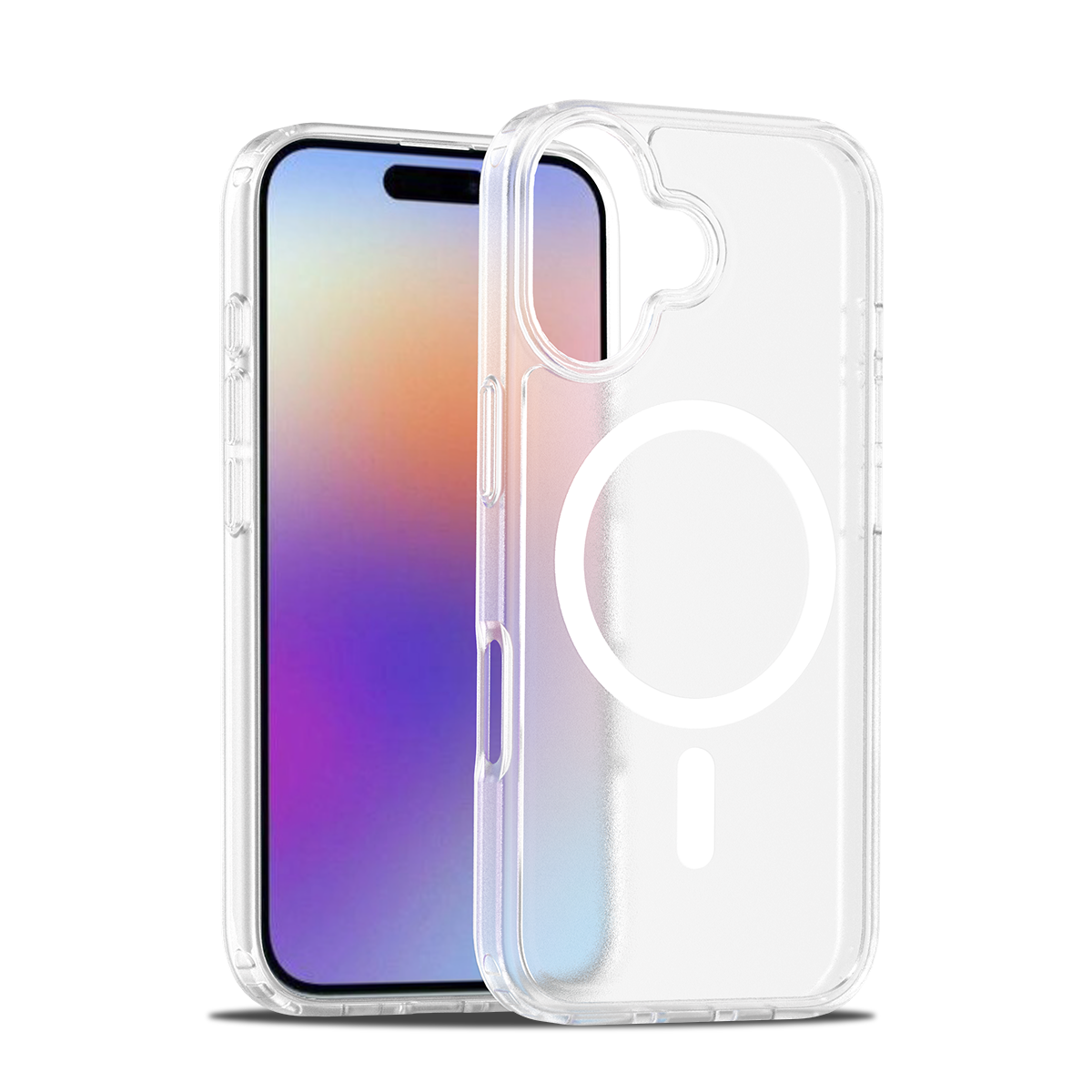 Clear||ChicDex Frost MagSafe Case in Crystal Clear — see-through scratch-resistant PC back for iPhone 17