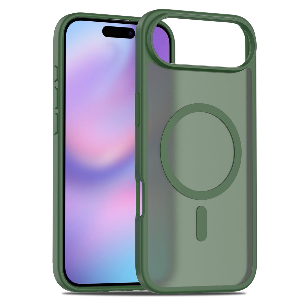 Green||ChicDex Frost MagSafe Case in Green — skin-feel coating for iPhone 17 Air