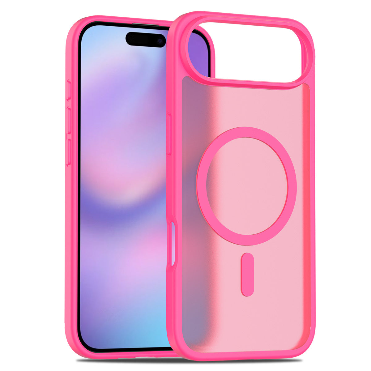 Hot Pink||ChicDex Frost MagSafe Case in Hot Pink — skin-feel coating for iPhone 17 Air