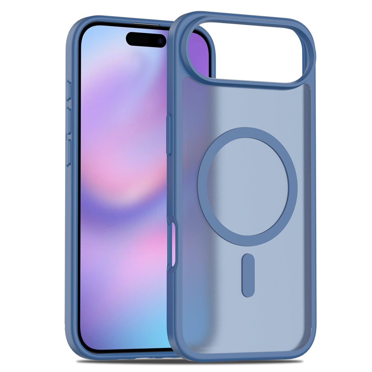 Navy||ChicDex Frost MagSafe Case in Navy — skin-feel coating for iPhone 17 Air