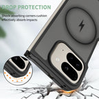 Black||ChicDex Frost MagSafe Case military-grade drop protection — reinforced corners and raised edges for Google Pixel 10 Pro Fold