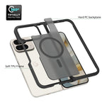 Black||ChicDex Frost MagSafe Case hybrid PC+TPU construction — rigid backplate meets flexible frame for Google Pixel 10 Pro Fold