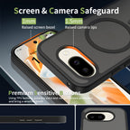 Black||ChicDex Frost MagSafe Case in Black — raised screen edge and camera guard for Google Pixel 10A
