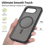 Black||ChicDex Frost MagSafe Case in Black — hybrid PC+TPU construction for Google Pixel 10A