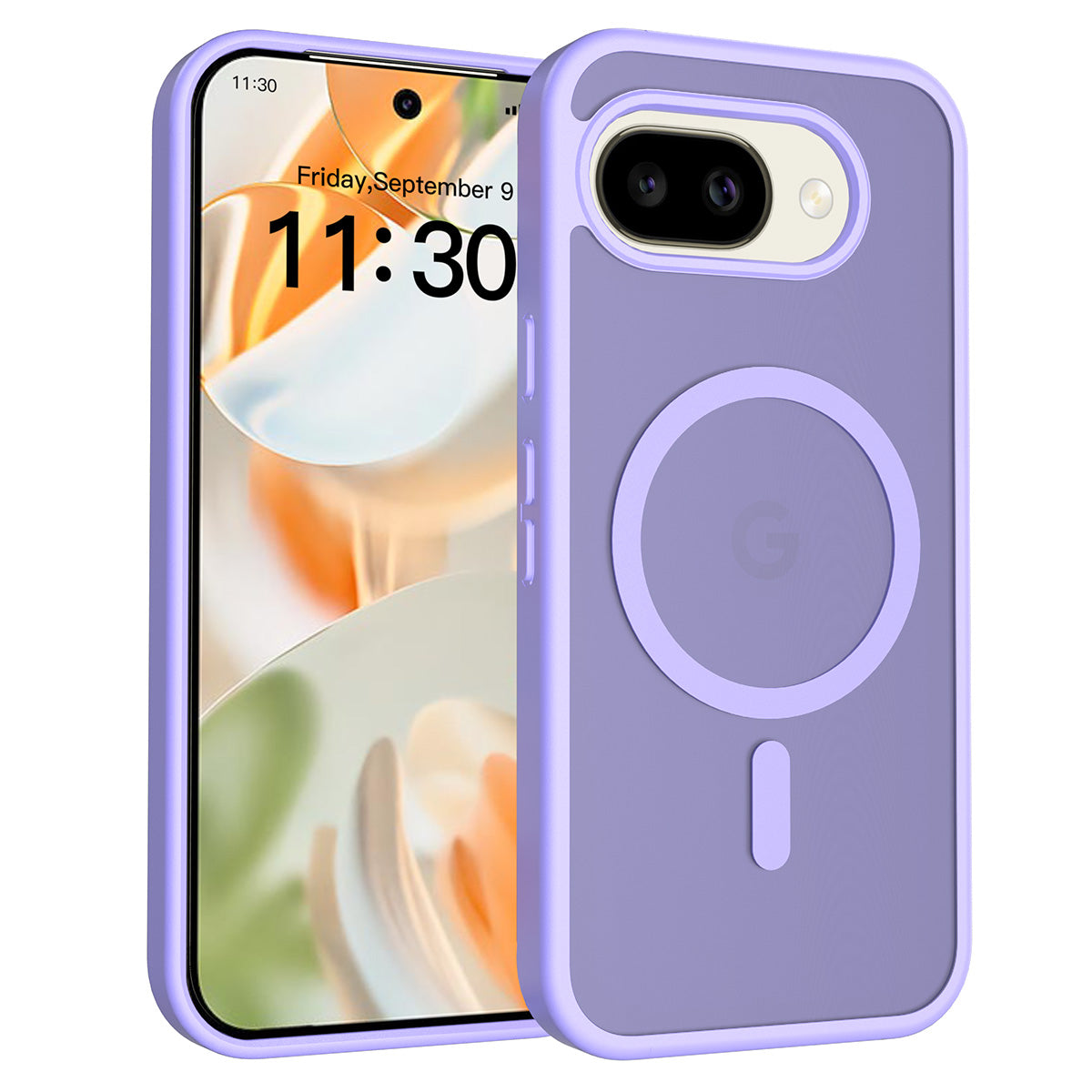 Lavender||ChicDex Frost MagSafe Case in Lavender — back view for Google Pixel 10A