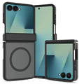 Black||ChicDex Frost MagSafe Case in Black — front view for Samsung Galaxy Z Flip 8