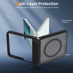 Black||ChicDex Frost MagSafe Case in Black — hybrid PC+TPU construction for Samsung Galaxy Z Flip 8