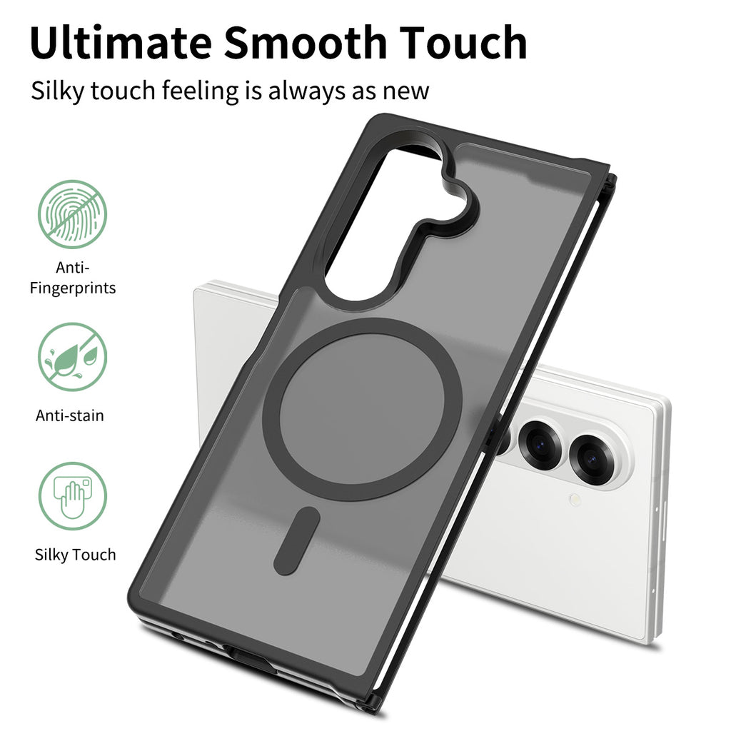 Black||ChicDex Frost MagSafe Case in Black — shock-absorbing drop protection for Samsung Galaxy Z Fold 7