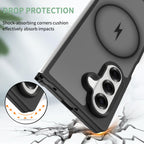 Black||ChicDex Frost MagSafe Case in Black — hybrid structure layer for Samsung Galaxy Z Fold 7