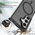 Black||ChicDex Frost MagSafe Case in Black — MagSafe charging lifestyle for Samsung Galaxy Z Fold 7