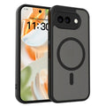 Black||ChicDex Frost Shield MagSafe Case in Black — back view for Google Pixel 10A