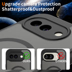 Black||ChicDex Frost Shield MagSafe Case in Black — precision camera ring protection for Google Pixel 10A