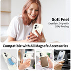 Antique White||ChicDex Onyx MagSafe Case in Antique White — with MagSafe charger — seamless N52 magnet attachment for iPhone 17