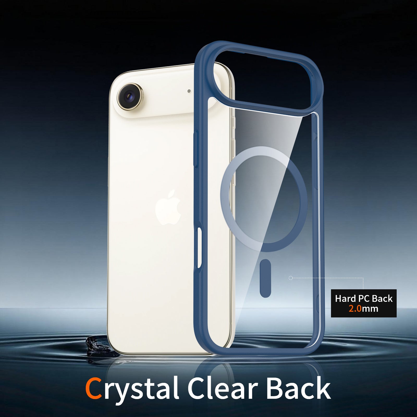 Baby Blue||ChicDex Prism MagSafe Case in Baby Blue — back view for iPhone 17 Air