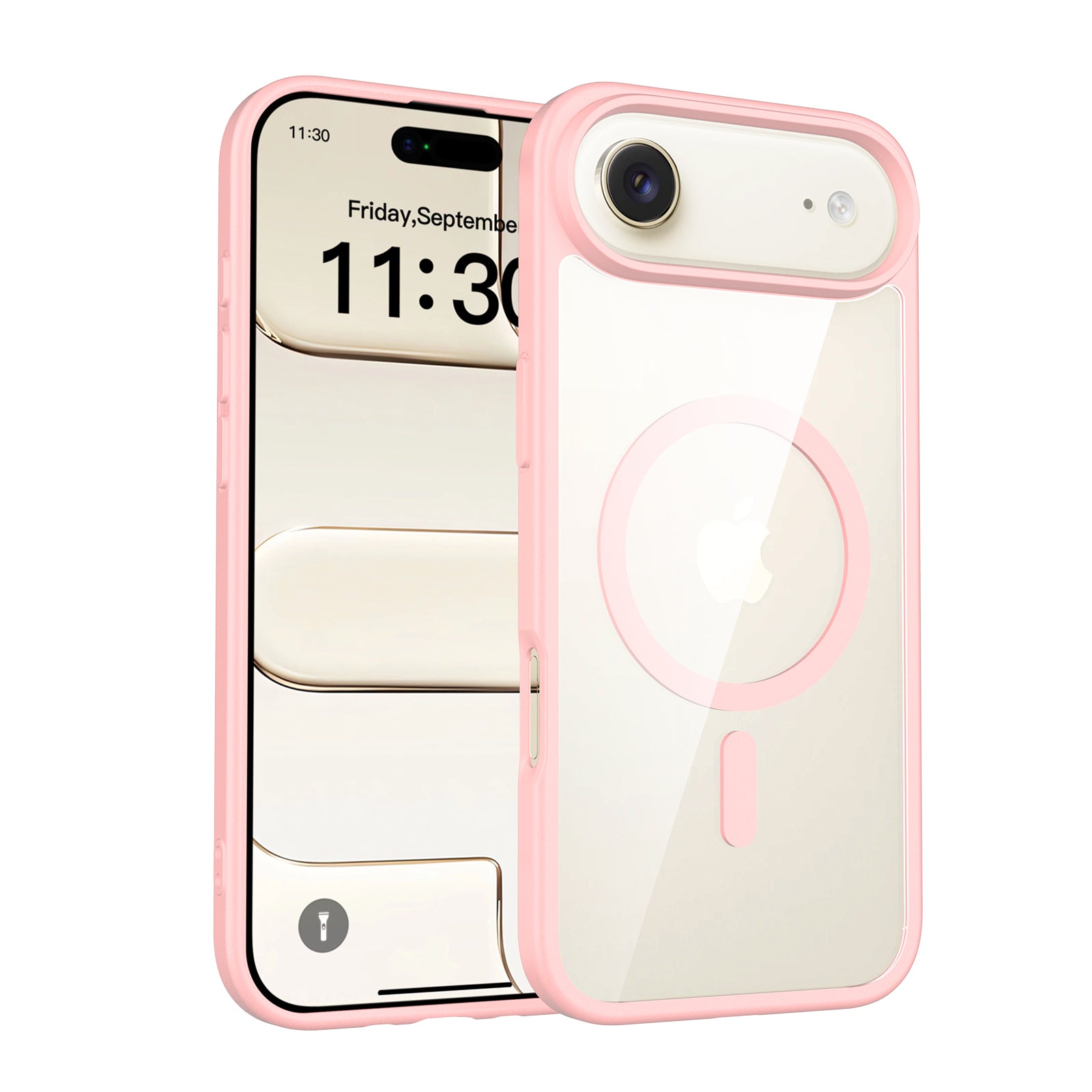 Light Pink||ChicDex Prism MagSafe Case in Light Pink — front view for iPhone 17 Air