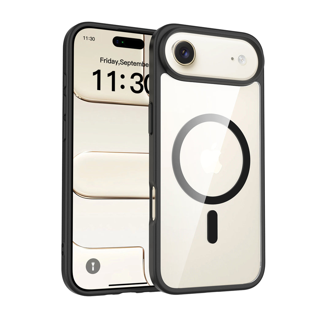 Black||ChicDex Prism MagSafe Case in Black — front view for iPhone 17 Air