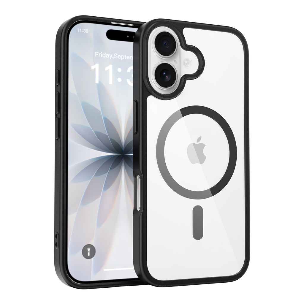 Black||ChicDex Prism MagSafe Case in Black — ultra-slim dual-layer design for iPhone 17