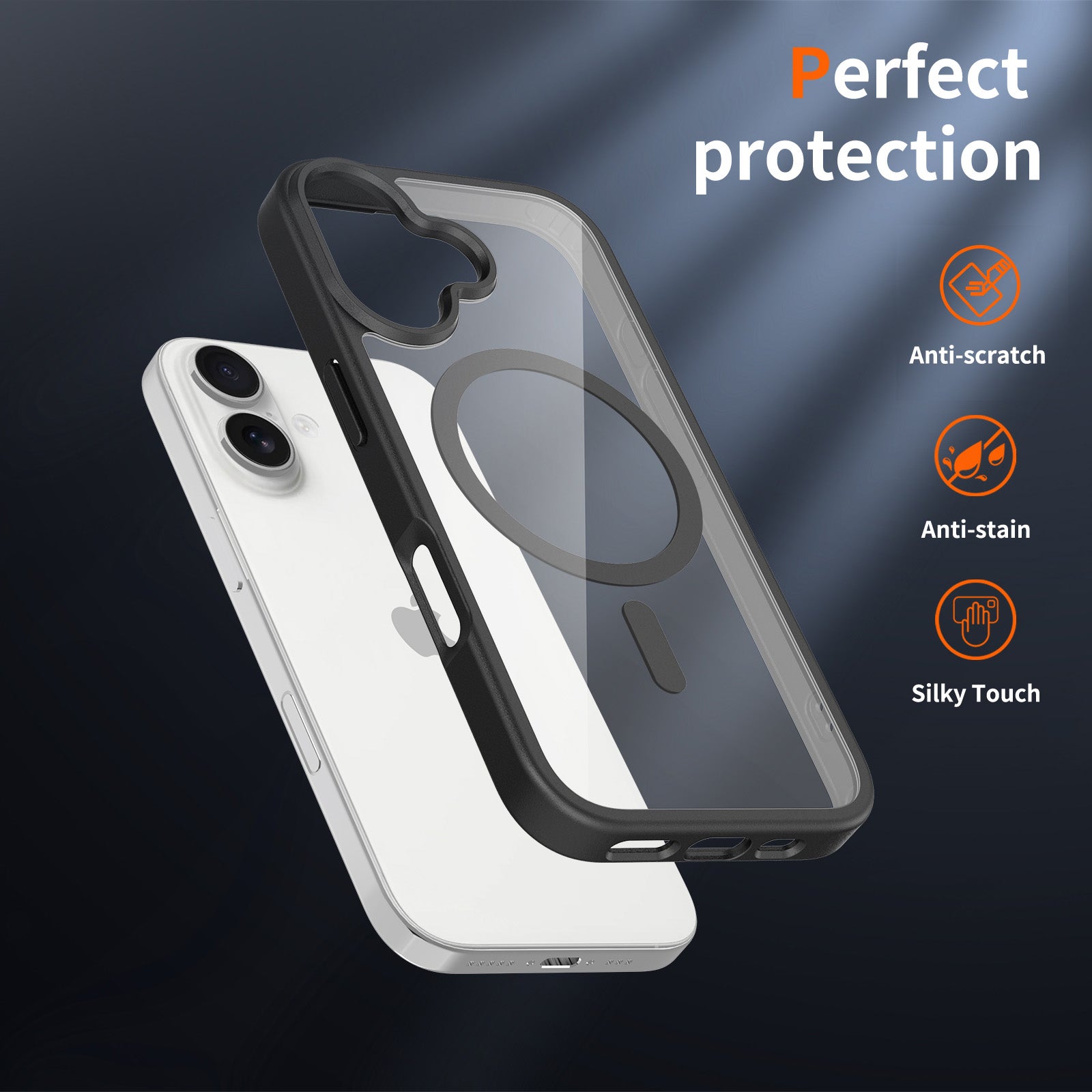 Black||ChicDex Prism MagSafe Case in Black — perfect protection — comprehensive coverage in ultra-slim form for iPhone 17