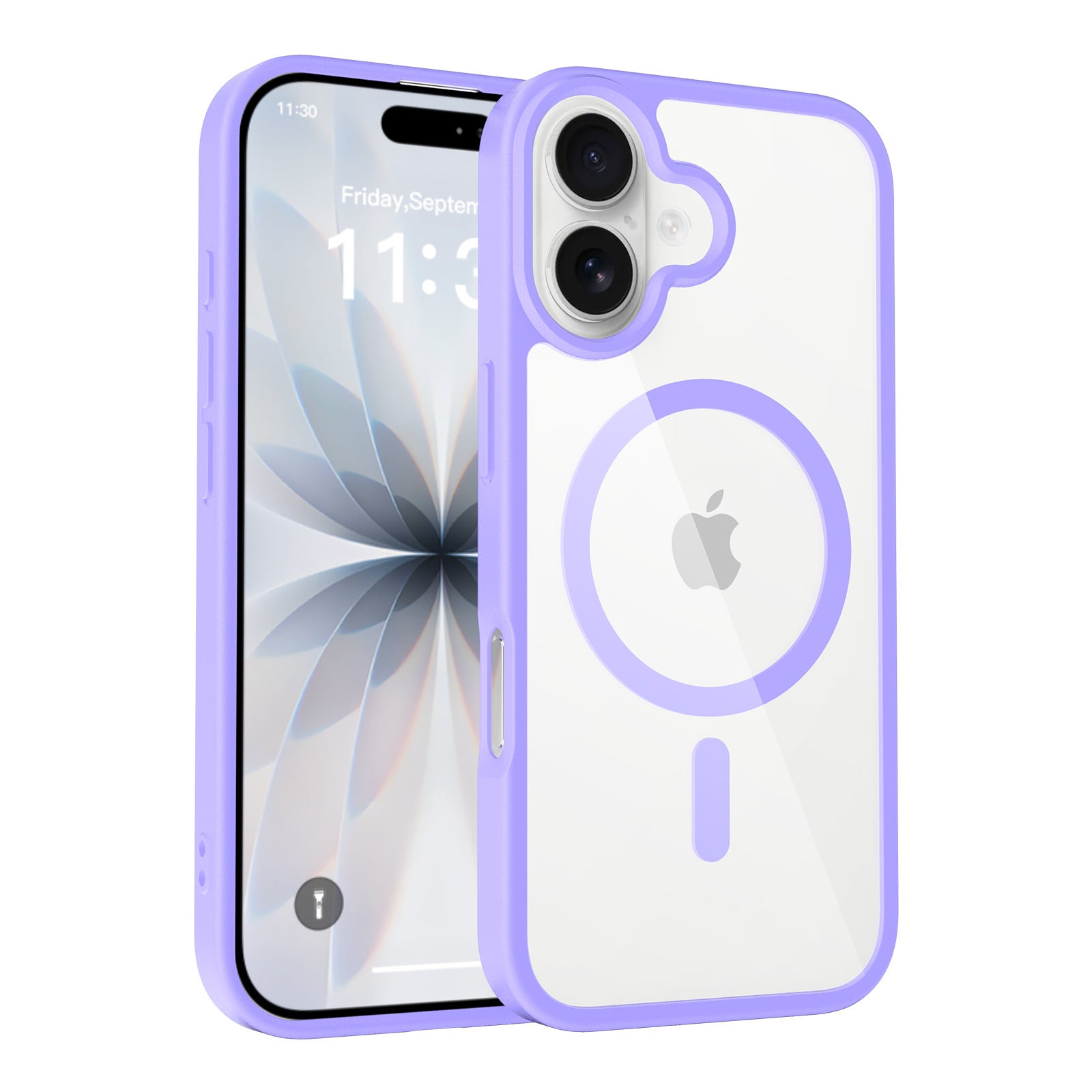 Lavender Purple||ChicDex Prism MagSafe Case in Lavender Purple — ultra-slim dual-layer design for iPhone 17