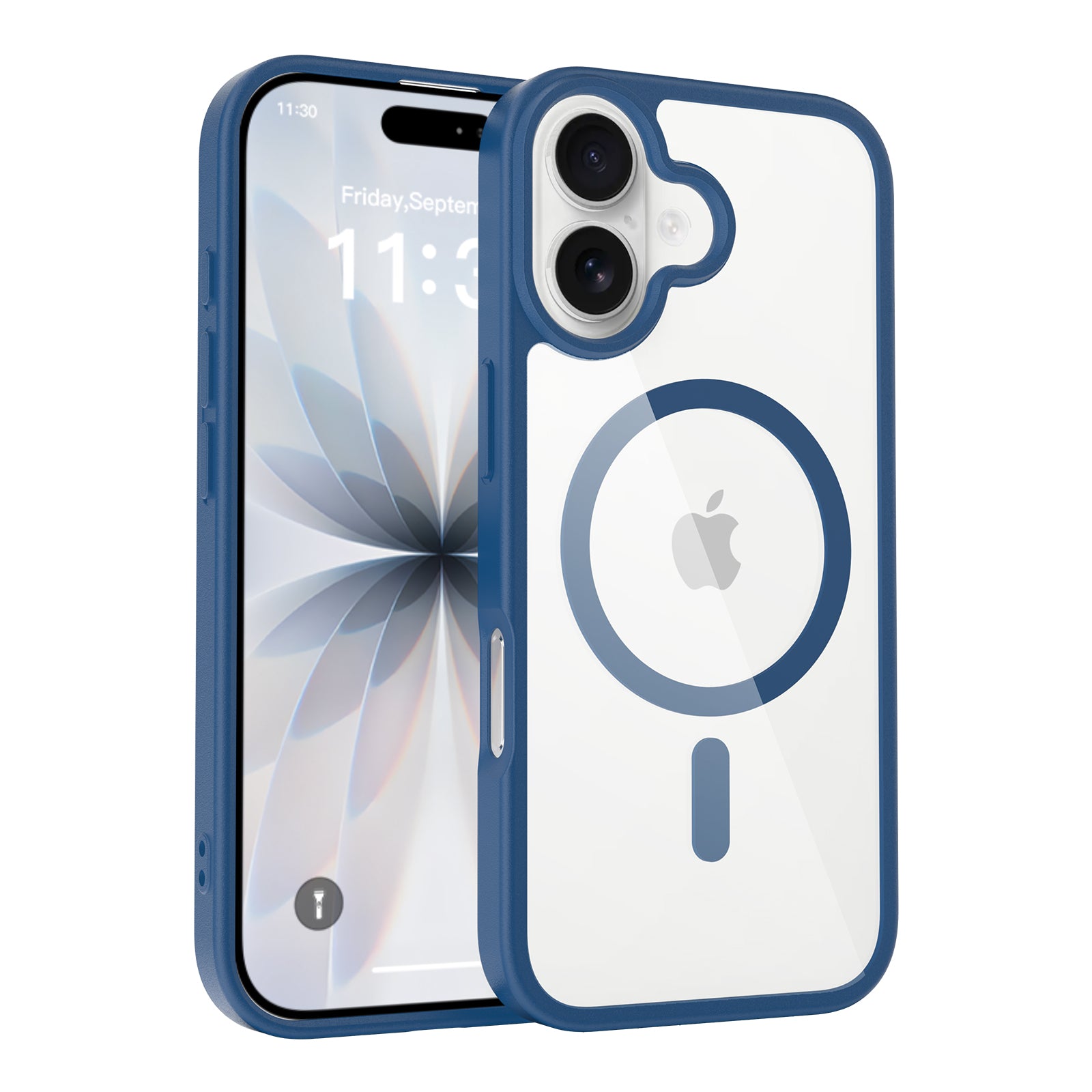 Navy Blue||ChicDex Prism MagSafe Case in Navy Blue — ultra-slim dual-layer design for iPhone 17
